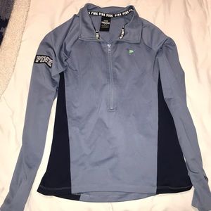 VS PINK half zip pullover